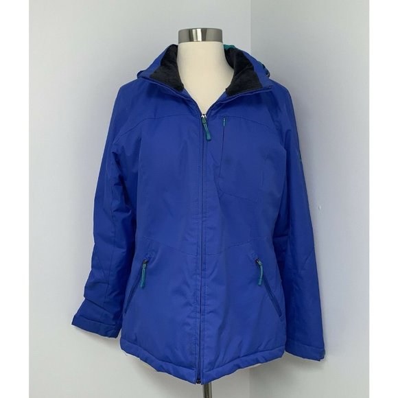 ZeroXposur Jackets & Blazers - ZeroXposur Womens Winter Ski Jacket Coat Size M Blue Lined Hooded Snowboarding